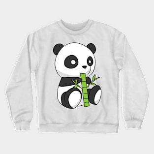 Bamboo Cute Panda Crewneck Sweatshirt